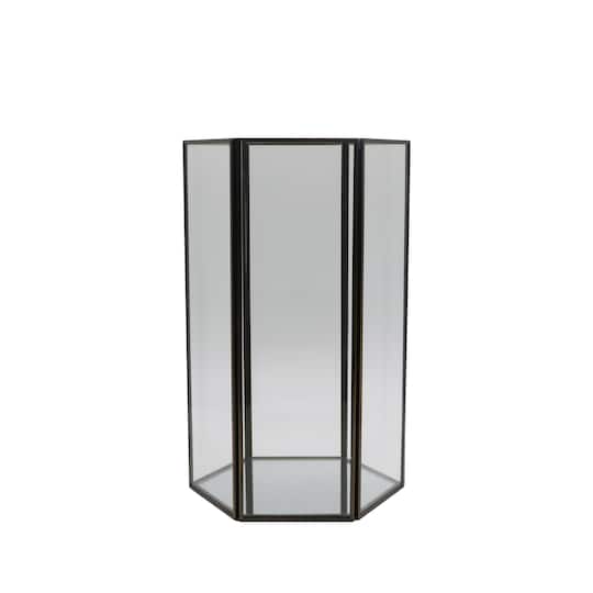 Ashland; Copper & Glass Hurricane Candle Holder by Ashland®; Category:Candle Holders & Rings; Image:1